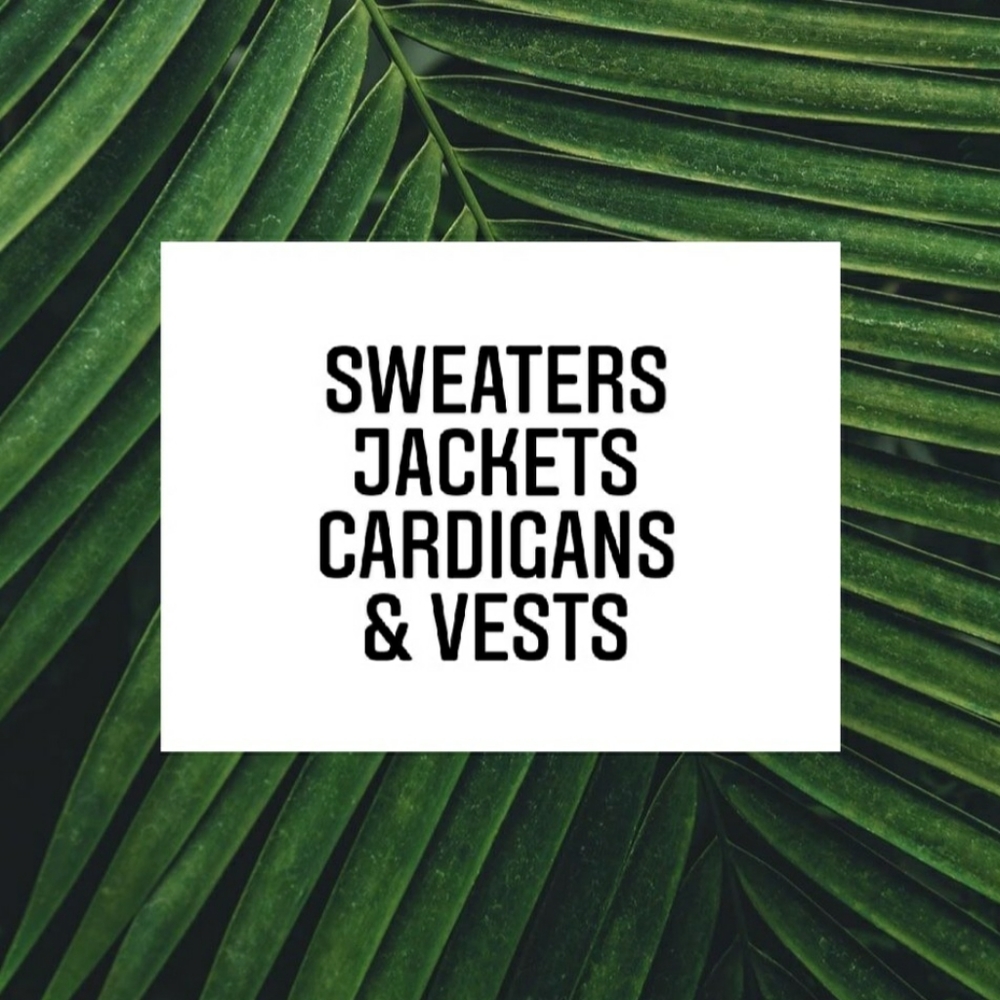 SHOP ALL SWEATERS, JACKETS, CARDIGANS, & VESTS